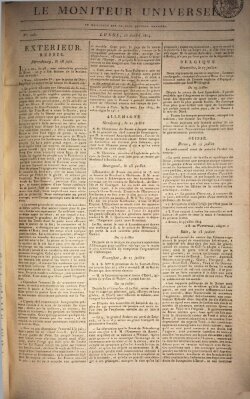 Le moniteur universel Montag 25. Juli 1814