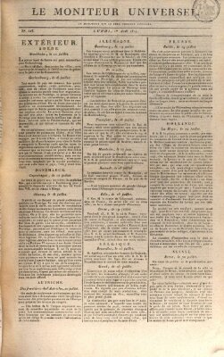 Le moniteur universel Montag 1. August 1814