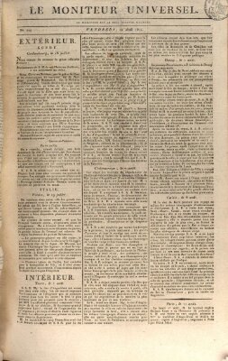 Le moniteur universel Freitag 12. August 1814