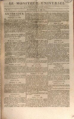 Le moniteur universel Freitag 19. August 1814