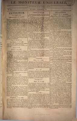 Le moniteur universel Dienstag 6. September 1814