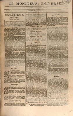 Le moniteur universel Donnerstag 8. September 1814