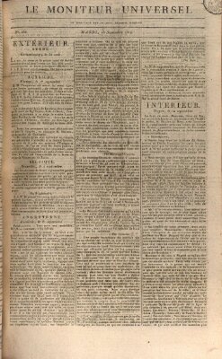 Le moniteur universel Dienstag 13. September 1814