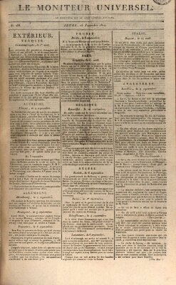 Le moniteur universel Donnerstag 15. September 1814