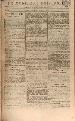 Le moniteur universel Mittwoch 21. September 1814