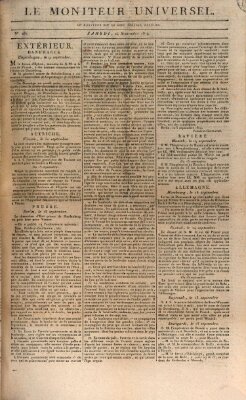 Le moniteur universel Samstag 24. September 1814