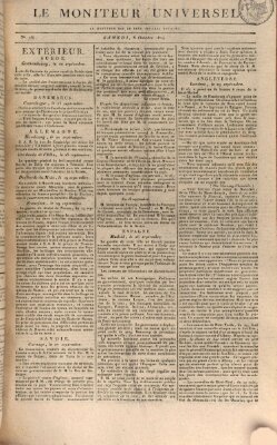 Le moniteur universel Samstag 8. Oktober 1814