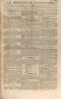 Le moniteur universel Samstag 29. Oktober 1814