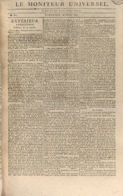 Le moniteur universel Sonntag 30. Oktober 1814