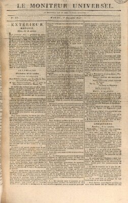 Le moniteur universel Dienstag 1. November 1814