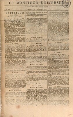 Le moniteur universel Freitag 4. November 1814