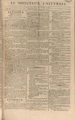 Le moniteur universel Sonntag 18. Dezember 1814