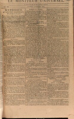 Le moniteur universel Montag 26. Dezember 1814