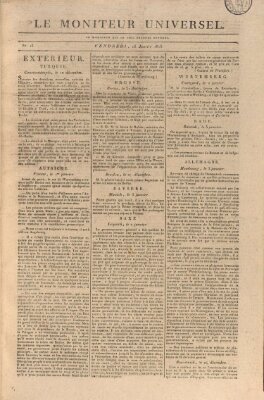 Le moniteur universel Freitag 13. Januar 1815