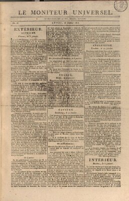 Le moniteur universel Montag 16. Januar 1815