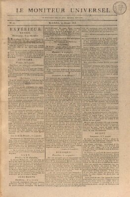 Le moniteur universel Dienstag 17. Januar 1815