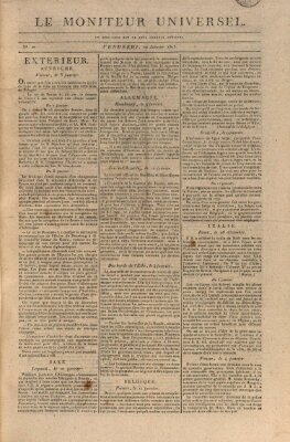 Le moniteur universel Freitag 20. Januar 1815