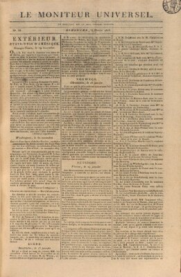 Le moniteur universel Sonntag 5. Februar 1815