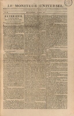 Le moniteur universel Mittwoch 15. Februar 1815