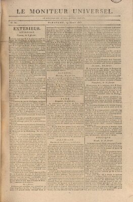 Le moniteur universel Sonntag 19. Februar 1815