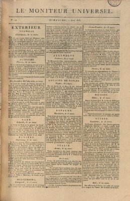 Le moniteur universel Sonntag 2. April 1815