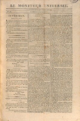 Le moniteur universel Samstag 8. Juli 1815