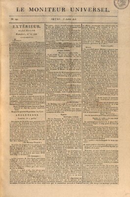 Le moniteur universel Donnerstag 13. Juli 1815