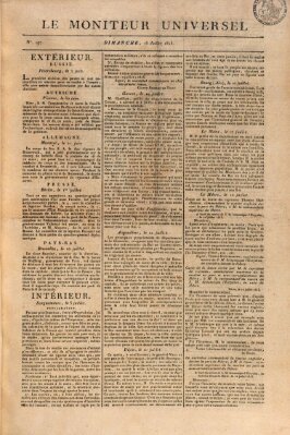 Le moniteur universel Sonntag 16. Juli 1815