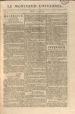 Le moniteur universel Donnerstag 20. Juli 1815