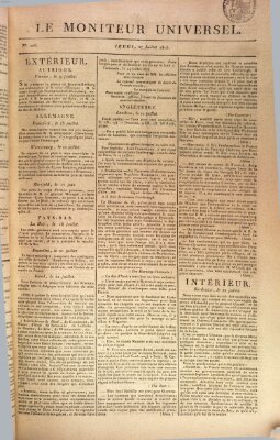 Le moniteur universel Donnerstag 27. Juli 1815