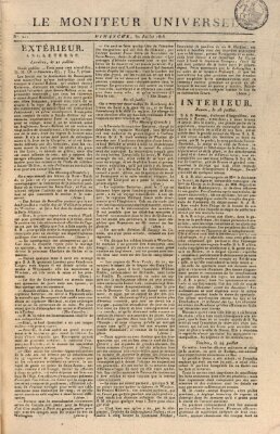 Le moniteur universel Sonntag 30. Juli 1815