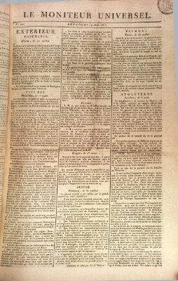 Le moniteur universel Mittwoch 9. August 1815