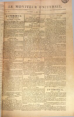 Le moniteur universel Montag 14. August 1815