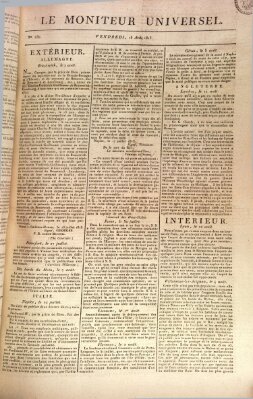 Le moniteur universel Freitag 18. August 1815