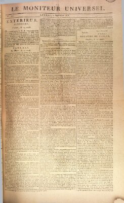 Le moniteur universel Samstag 2. September 1815