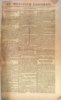 Le moniteur universel Dienstag 5. September 1815