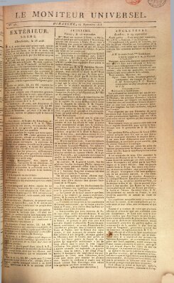 Le moniteur universel Sonntag 24. September 1815