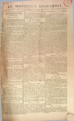 Le moniteur universel Mittwoch 18. Oktober 1815