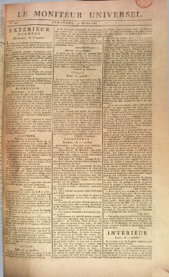 Le moniteur universel Sonntag 22. Oktober 1815