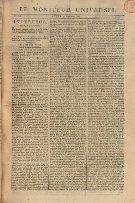 Le moniteur universel Donnerstag 9. November 1815