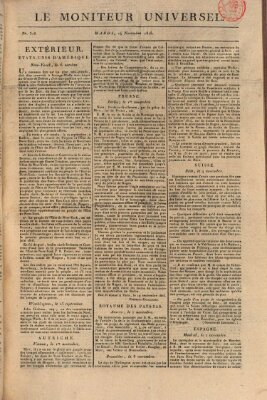 Le moniteur universel Dienstag 14. November 1815