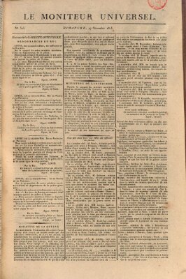 Le moniteur universel Sonntag 19. November 1815