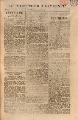 Le moniteur universel Montag 20. November 1815