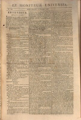 Le moniteur universel Mittwoch 22. November 1815