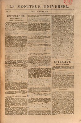 Le moniteur universel Montag 27. November 1815