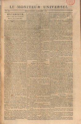 Le moniteur universel Mittwoch 29. November 1815