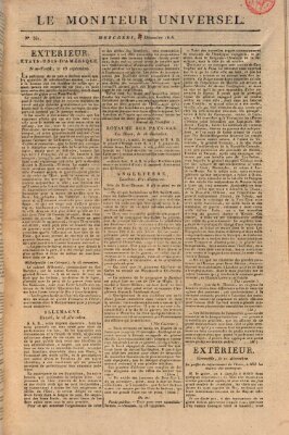 Le moniteur universel Mittwoch 27. Dezember 1815