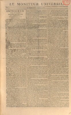 Le moniteur universel Sonntag 7. Januar 1816