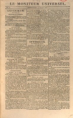 Le moniteur universel Mittwoch 10. Januar 1816