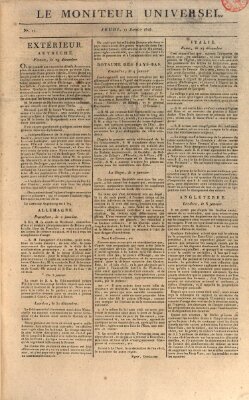 Le moniteur universel Donnerstag 11. Januar 1816